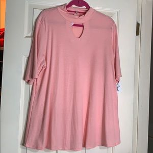 NWT NY Collection keyhole blouse